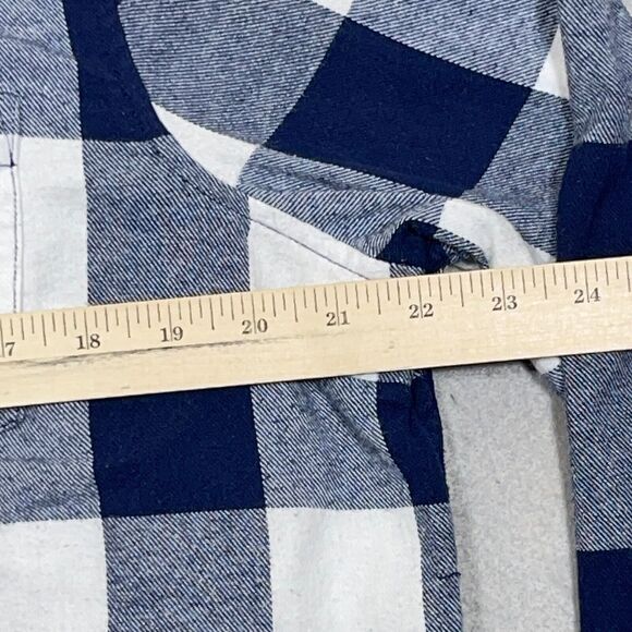 Woolrich Shirt Womens Size XXL Blue Plaid Plus Flannel Button Up Long Sleeve - Picture 5 of 10